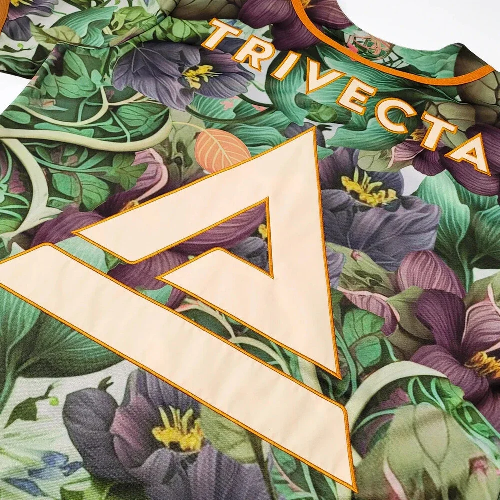 Trivecta - Wild Roots - Baseball Jersey EDM RAVE Size XL Xlarge